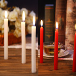 Домой красный и белый свеча много спецификация опции генерал освещение свеча без сигарета романтический свадьба полюс аварийный свеча