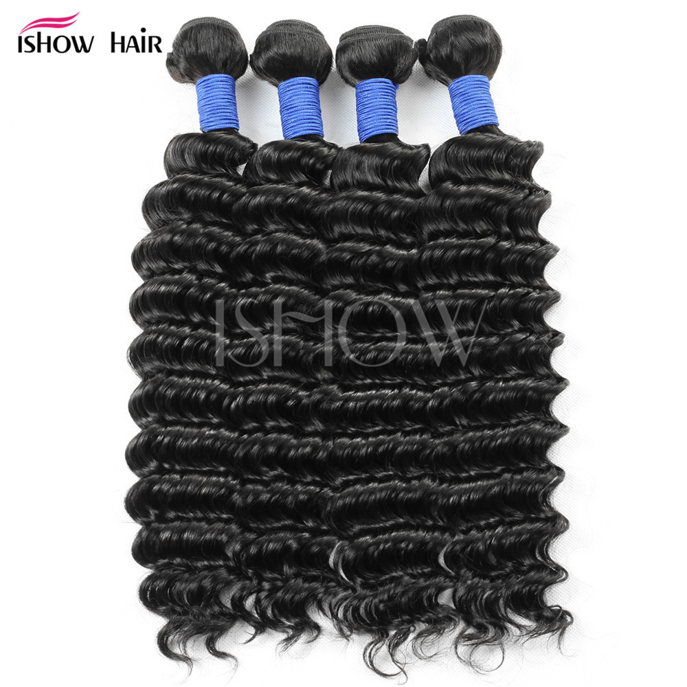 Inverted Hair Natural Color 10A Deep Wave Human Hair Real Hair Curtain Cross-Border Export Spot