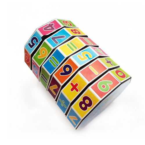 Plastic cylinder arithmetic number Rubik's cube children's street stall science and education educational toys mathematics enlightenment early education intellectual development