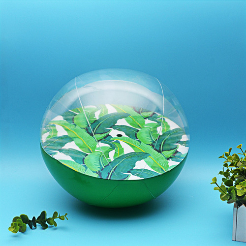 Children's cartoon toy ball-in-ball baby intelligence inflatable toy popular at roadside stalls, online parent-child interactive