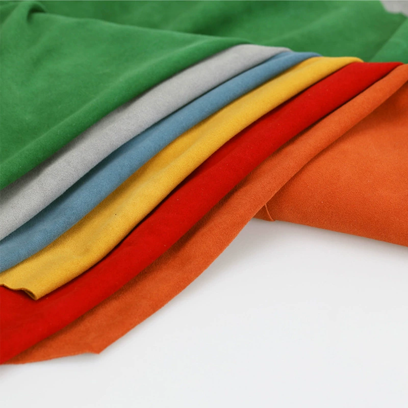 Замшевая кожа, экспортируемая в Европу и США, для осенне-зимней обуви, верха обуви, перчаток, материалов из замши, материалов для обуви, европейских и американских экспортных моделей.