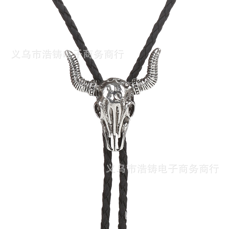 Cabeza de buey curvada plata tailandesa