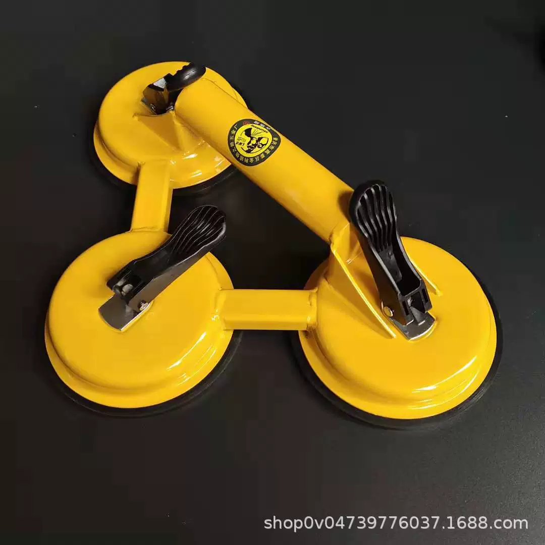 Двойной коготь напольная плитка присоска утолщение прочный резиновый отсасывающий алюминиевый сплав с тремя когтями стеклянная присоска большая всасывание