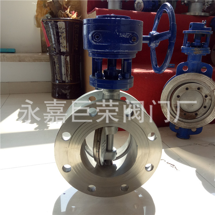 D343W-10P DN800 中型多层次硬密封蝶阀 不锈钢316L蝶阀