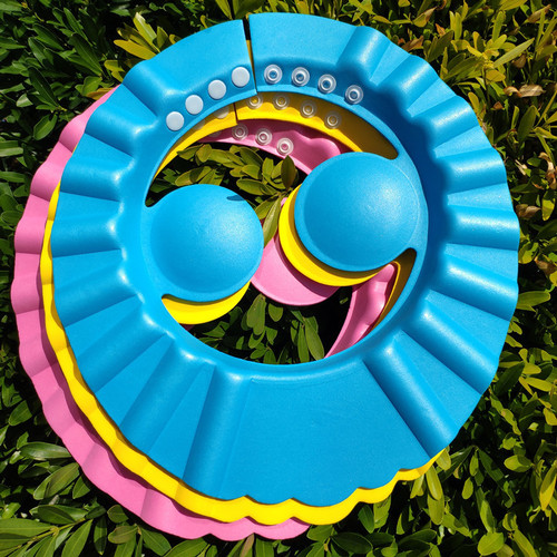 Baby Shampoo Hat Directly Supplied by Manufacturer, Exports Directly Supplied, OPP Packaging, EVA Adjustable Children's Bath and Shower Hat