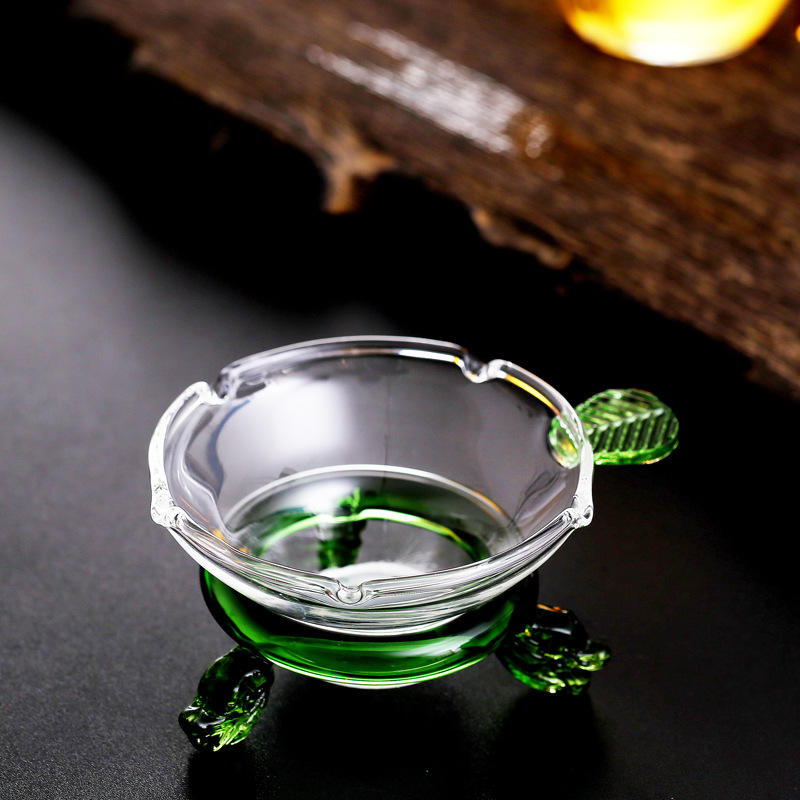 Colador de té de vidrio Filtro de té de vidrio Kung Fu juego de té accesorios Filtro de té partido red