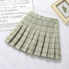 Plaid children's girl's skirt, pleated skirt, suit, children's clothing, Korean style, suitable for teen