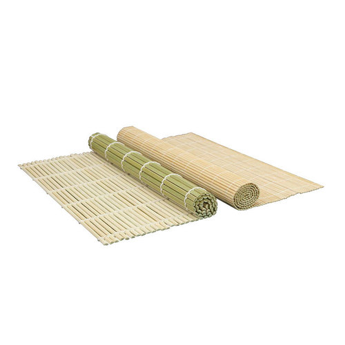 Factory direct sales green leather sushi curtain sushi mat sushi roll seaweed rice sushi sushi bamboo mat sushi gadgets