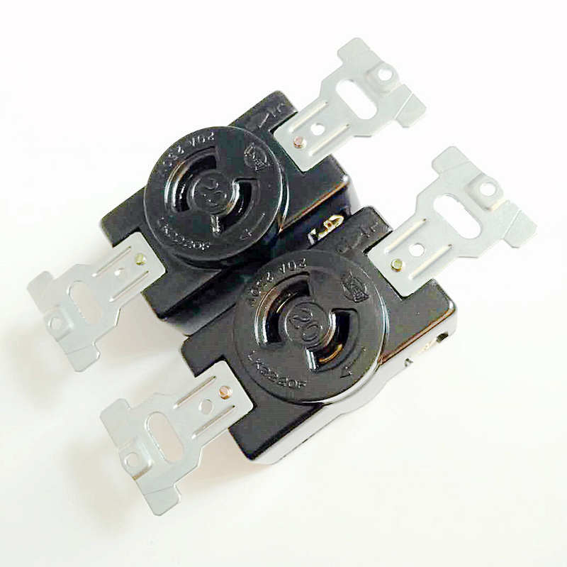 热销 台湾引挂式防松插座LK2220F 电木  WF2220K暗装工业插座