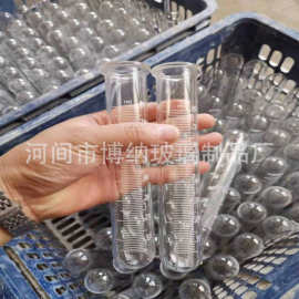 直供各种规格干花玻璃罐 带塞圆底平底玻璃试管 刻度翻边玻璃试管