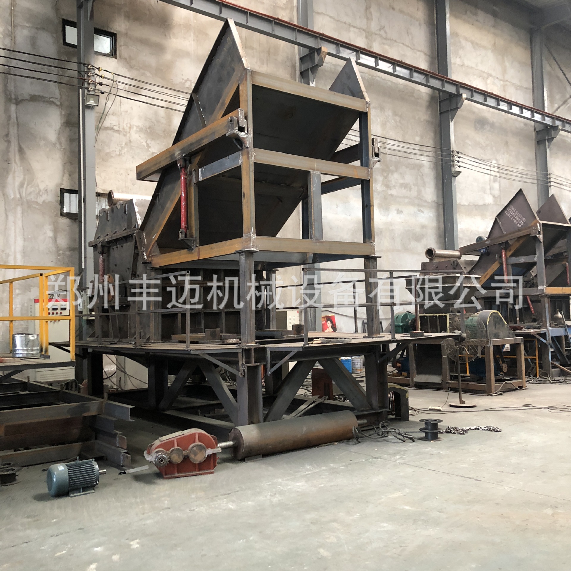 废旧薄铁皮粉碎机 厚钢板破碎机 电子垃圾金属破碎机粉碎机