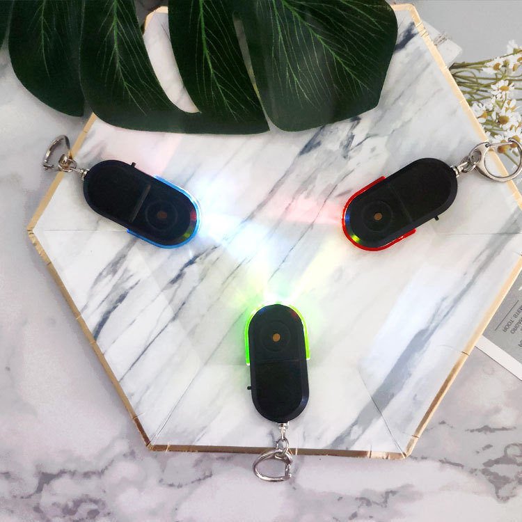 Finder Whistling Sensor Keychain Led Keychain Pendant Voice Controlled Trigger Positioning Flashing Anti-Lost Finder Whistling Sensor Keychain Led Keychain Pendant Voice Controlled Trigger Positioning Flashing Anti-Lost
