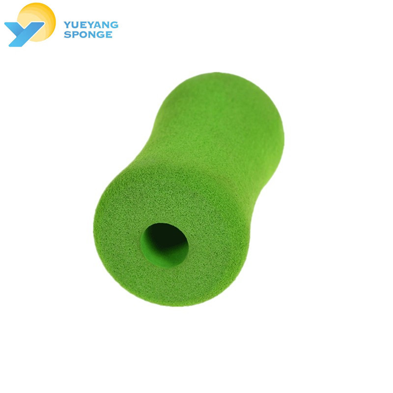 外贸库存NBR高弹性加厚撕不破橡塑海绵手把套 跳绳防脱手海绵把套