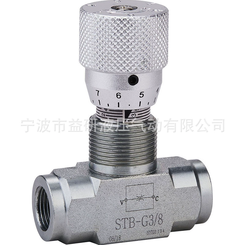 Двухходовой односторонний дроссельный клапан STB STU-G3/8 клапан регулирования скорости цилиндра клапан регулирования расхода аксессуары для инженерных автомобилей