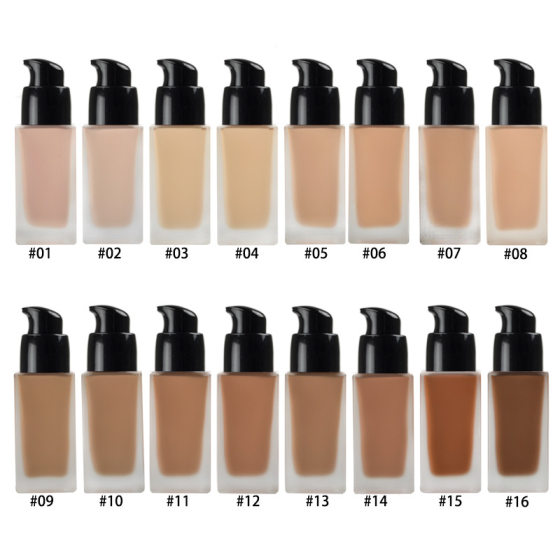 Factory direct supply foreign trade new 16-color Foundation moisturizing concealer multifunctional spot foundation without logo