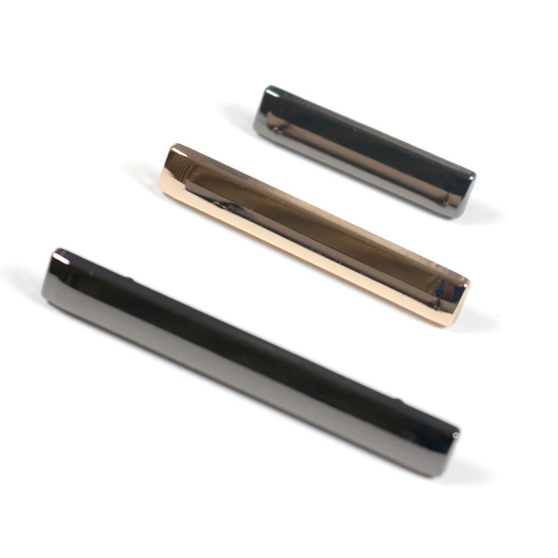 Квадратная полоса металлический знак новый багаж идентификационная табличка одежда штифт цинковый сплав аппаратный знак