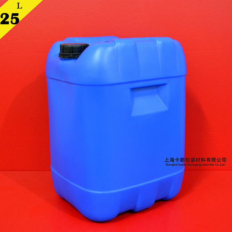 【售】25L方桶，HDPE材料 蓝色分装桶 密封塑料桶
