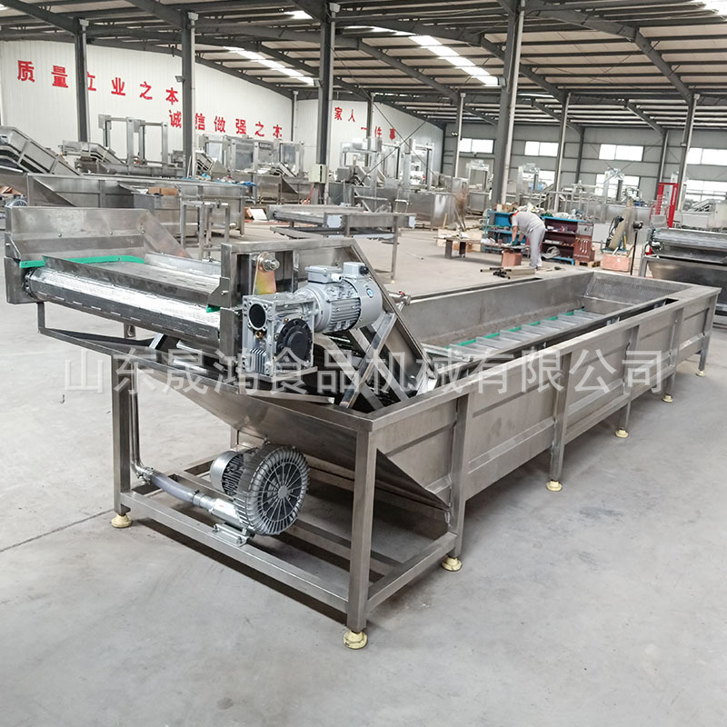 供用腌制泡菜白菜清洗机香菇鼓泡清洗机流水线 四季豆气泡清洗机