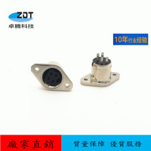 �Դ�B����7.5A ��DIN 4P ���iʽPOWER DIN 4P����ĸ�^ȫ���F��