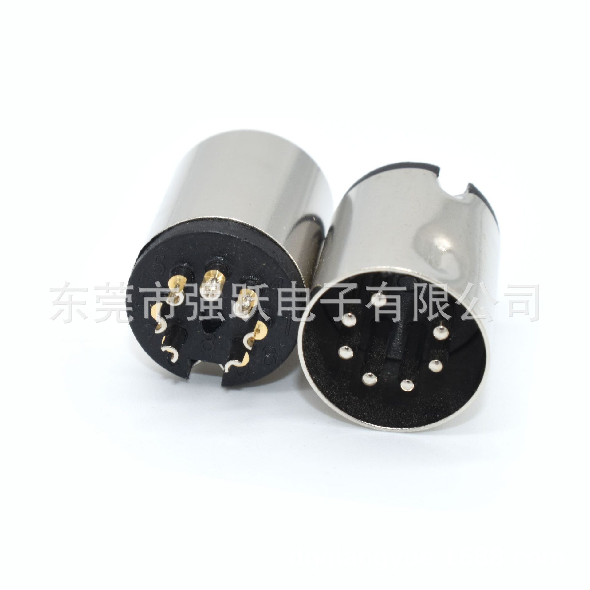 厂家供应大DIN7P连接器插头按摩椅医疗航空插头连接器公座插头