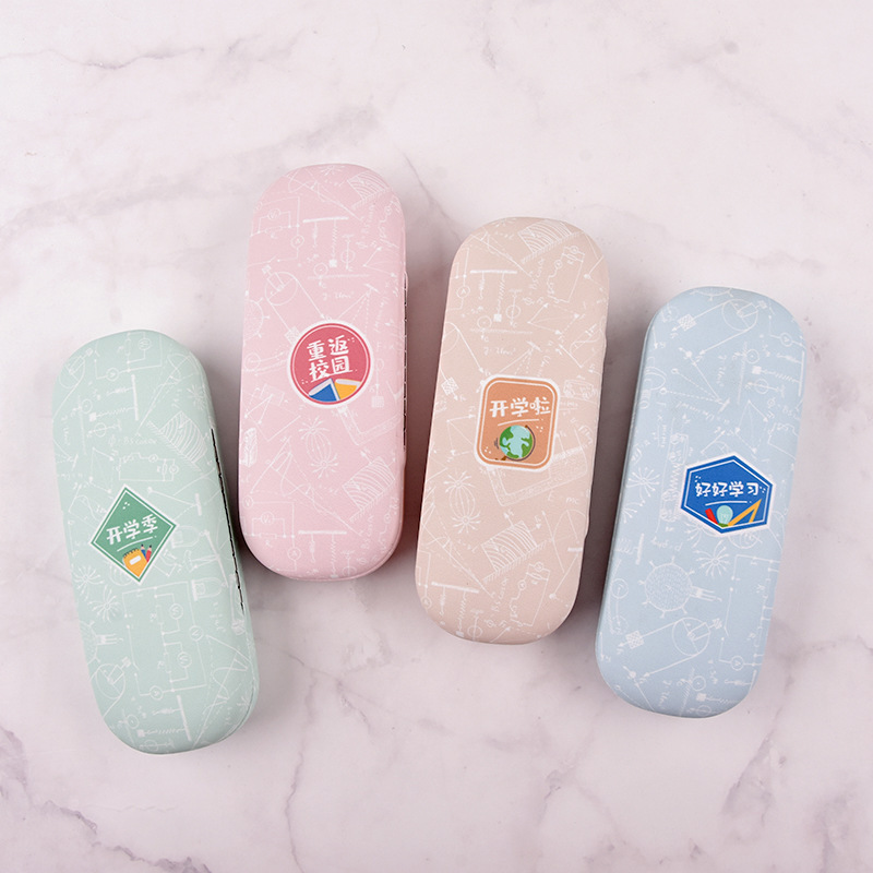 Back to campus myopia glasses reading glasses case frame glasses case flat glasses case 6606