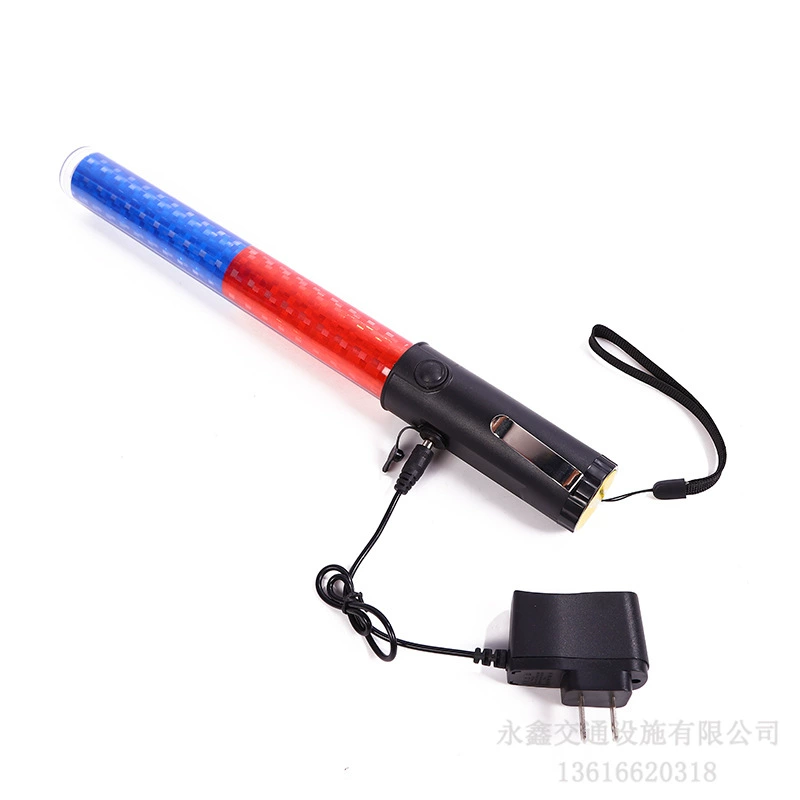 Поставка 36cm зарядная многофункциональная дорожная дубинка световая палка дорожное строительство ночью безопасности светодиодная предупреждающий палка