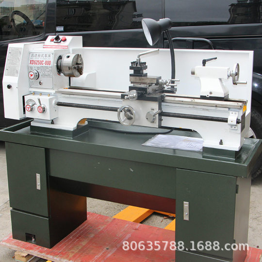 Mengying 6250 metal machine tool lengthened household desktop small lathe ordinary desktop lathe cutting machinery