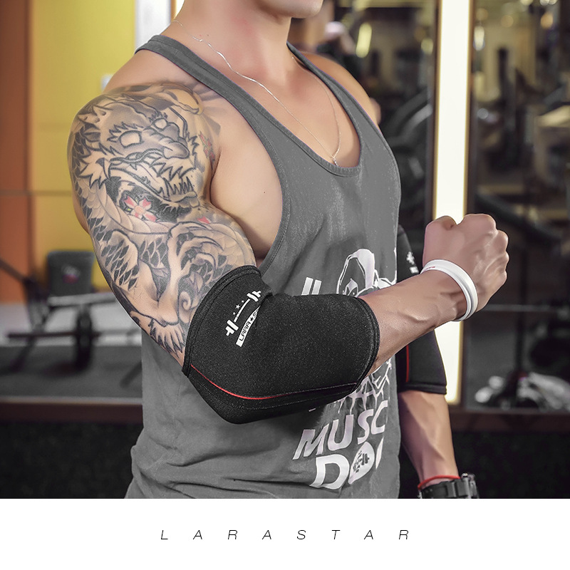 Laura Star Fitness Elbow Pads Power Weightlifting Sports Training Elbow Pads Equipment Bench Press Training Pressure Elbow Pads
