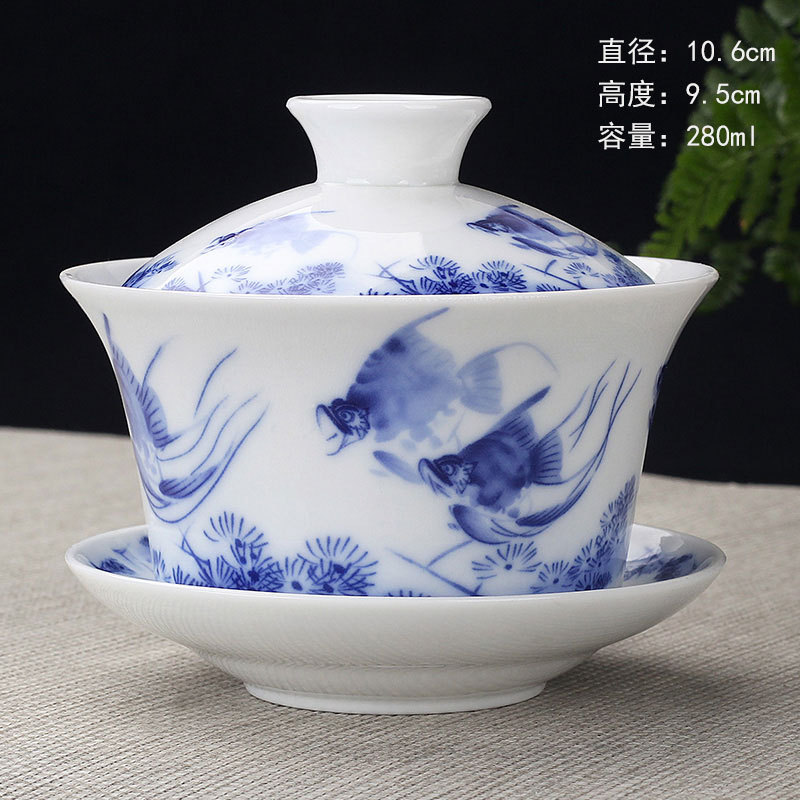 Tazón de fuente de entrega de una pieza taza de té de cerámica tazón de té tazón de tres piezas dehua Jade porcelana mini tamaño pequeño Kung Fu taza de burbuja
