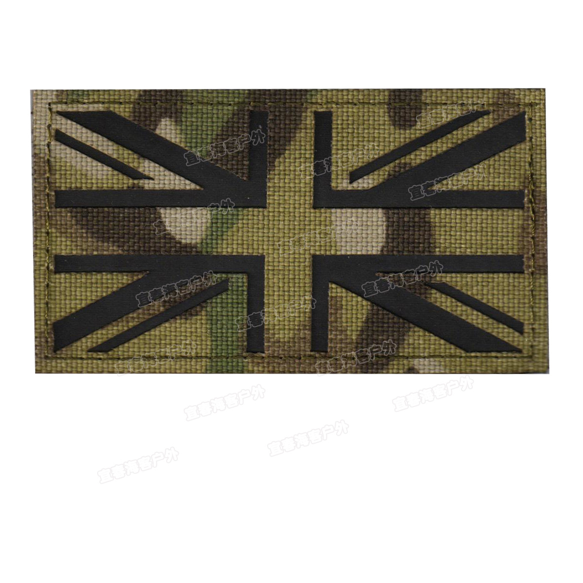 Parches de bandera IR europeo tela reflectante Velcro sello bandera camuflaje brazalete en stock