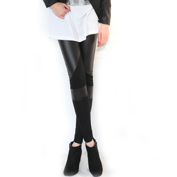 fitted matte leggings