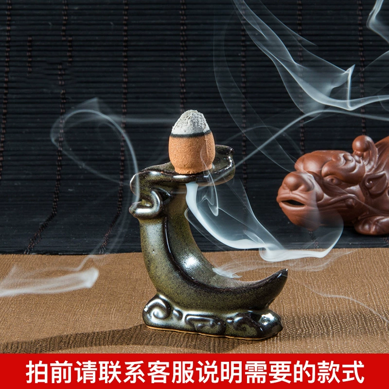 Производители кросс-border поставок мини- inverted incense burner керамическая маленькая фигурка чайная церемония благовония дорога маленький тыквенный настой благовония печь
