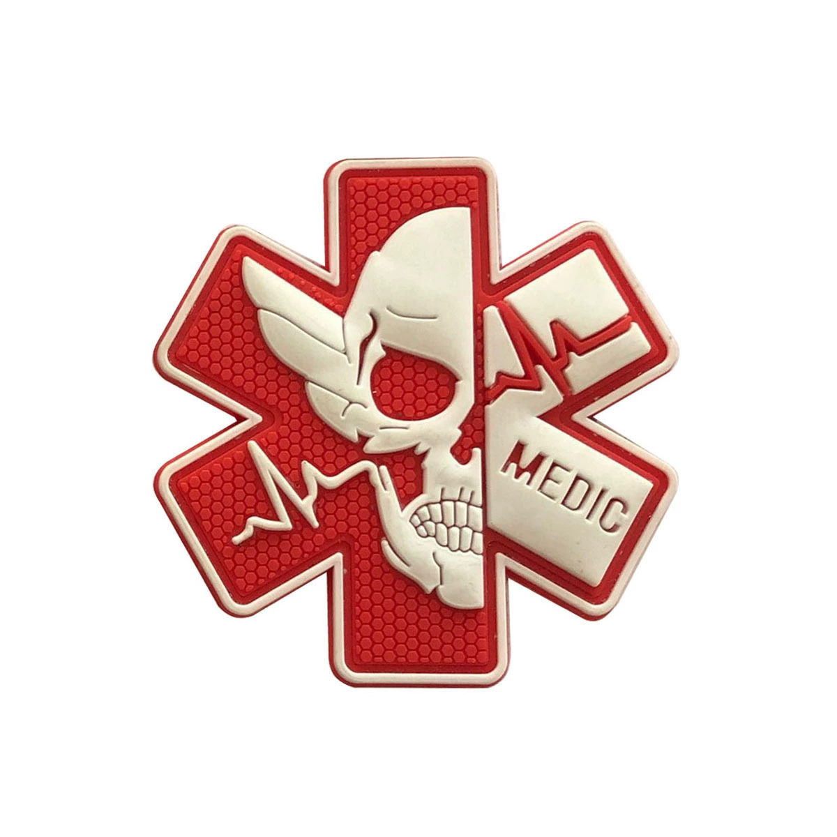 PVC Velcro Band Аpp Patch (Ao Turdor) 8×8 см, вышитый ПВХ, съемная петелька на обратной стороне