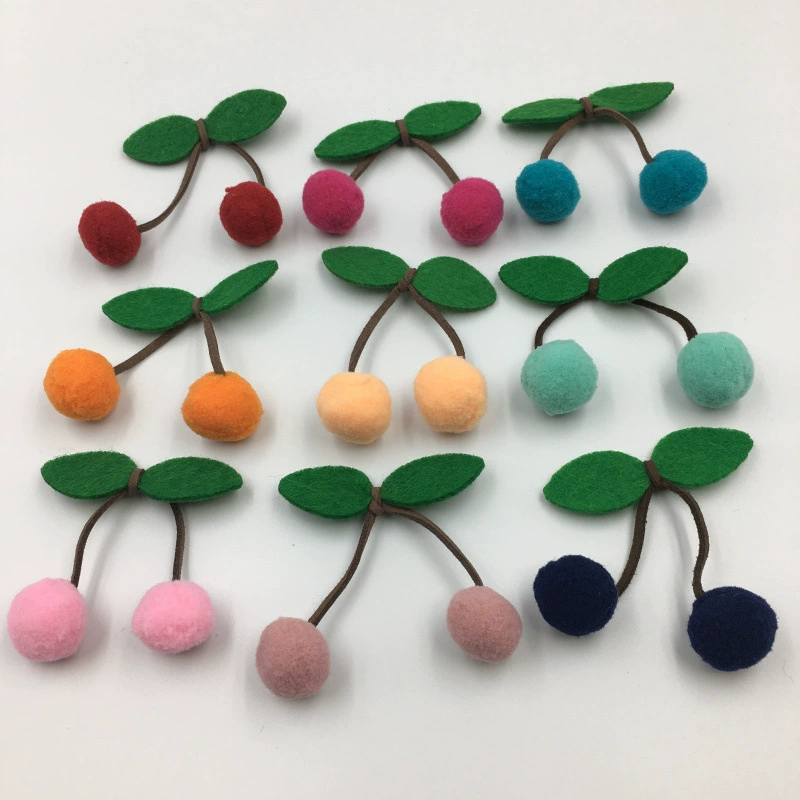 Новый кашемировый меховой мяч пара бальные туфли и головные уборы материал аксессуаров для одежды шпилька головной убор плюшевый мяч аксессуары