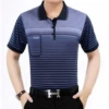 98-5 short sleeve navy blue