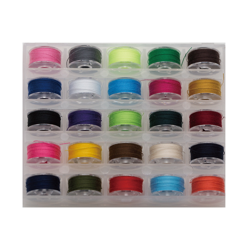 Cilindro de cerradura de bobina de plástico 2518P universal multifuncional máquina de coser de bobina transparente bobina engrosada suministro directo de fábrica