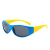 Children's fashionable silica gel trend sunglasses suitable for men and women, 2023 collection