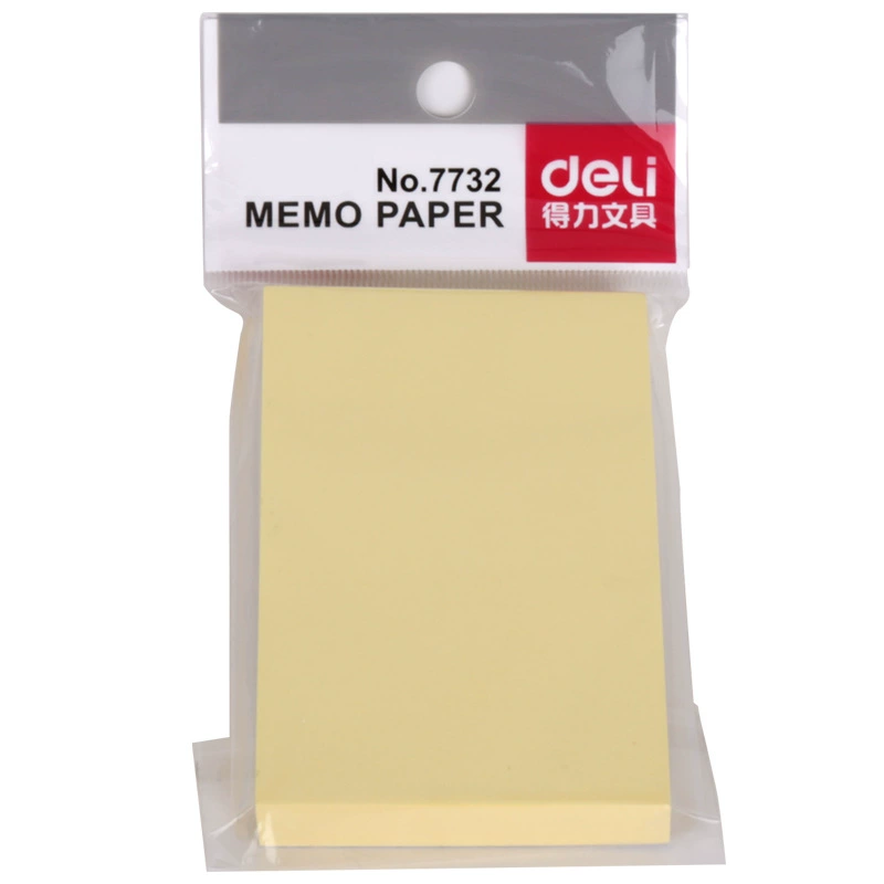 Канцелярские стикеры Deli 76*51 мм квадратные стикеры, заметки N раз сообщение 100 ежедневное использование в офисе/упаковка оптом