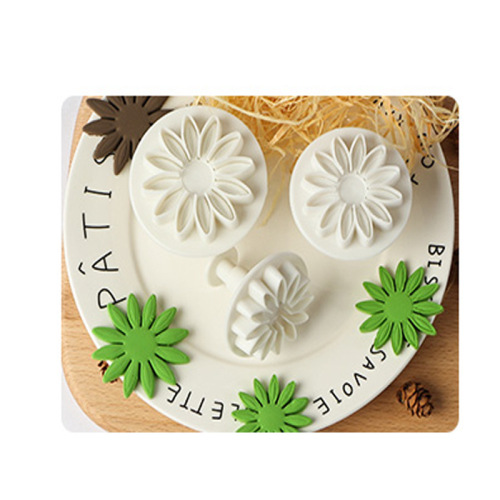 Baking Tool Set 10 Styles 33 Piece Fondant Cake Mold Plastic Spring Embossed Printed Mold Biscuit Mold