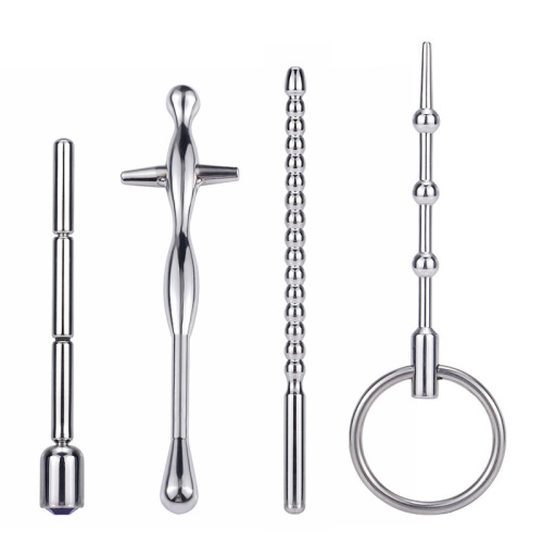 Metal urethra blockage, beginner's urethral dilation horse eye stick, men's utensils, masturbation toys, wholesale delivery