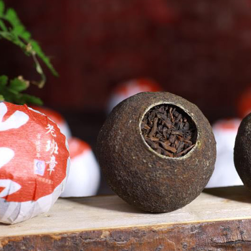 Wholesale Wuyi small green tangerine Pu-erh tea, bulk wholesale sun-dried ripe tea small green tangerine physical store specializing in sales