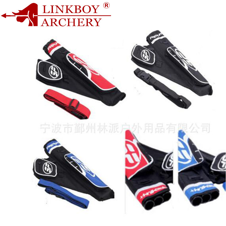 Bow and arrow quiver three-tube SF arrow pot arrow quiver can hold 20-30 arrows bow and arrow waist hanging bag outdoor supplies
