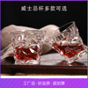 Wineglass, set, glossy crystal, European style