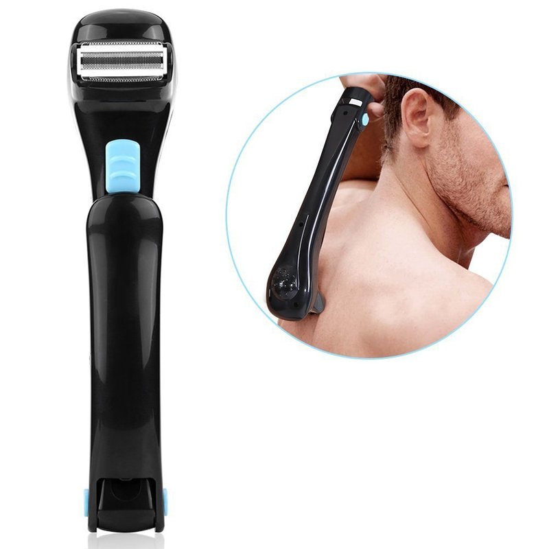 Amazon Back Razor Handle Foldable Electric Shaver Men's Back Epilator Body Scraper