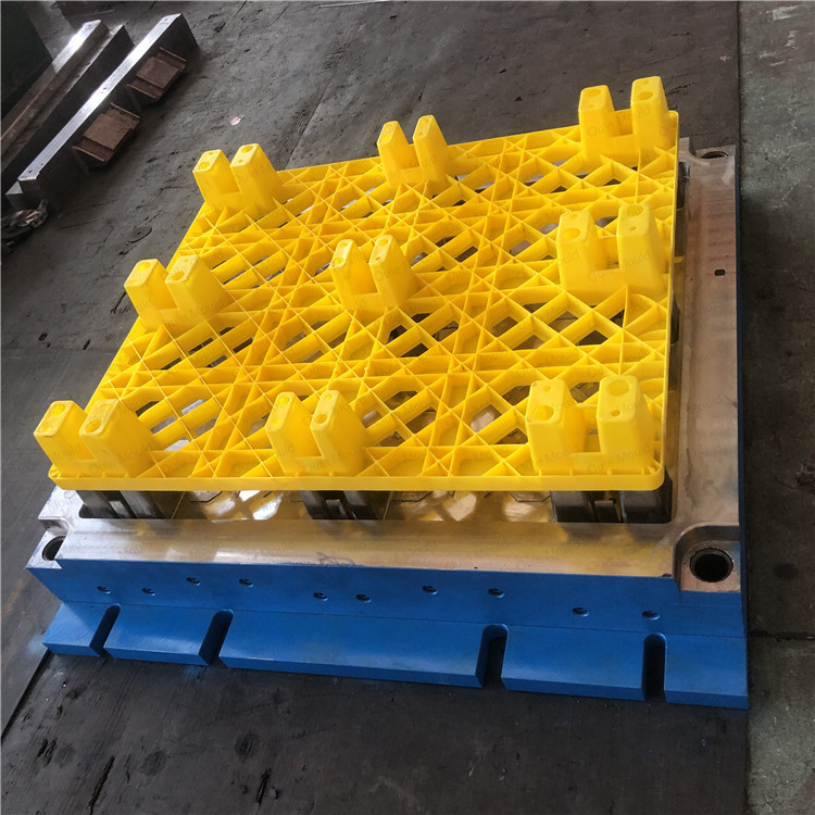 仓储塑料托盘模具注塑压模设计单面九脚托盘模具平板九脚生产制造