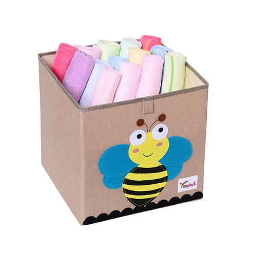 Home wardrobe storage storage box baby clothing children's toy storage box foldable thickened fabric storage box