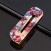 Marble acrylic hairgrip, set, European style, Amazon