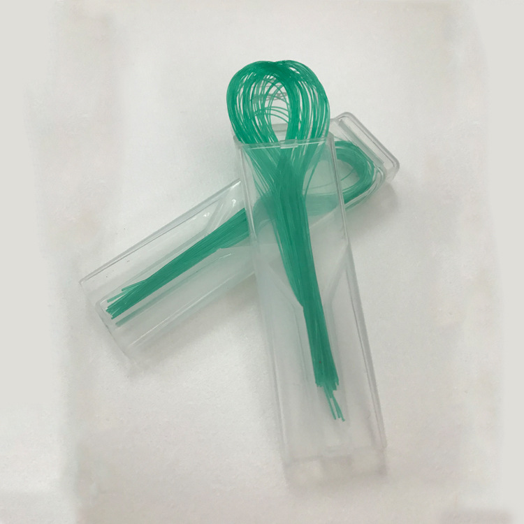 35개입 상자형 치실 리더기, 나일론 치실 리더기, 맞춤형 접착식 교정용 치실 리더기