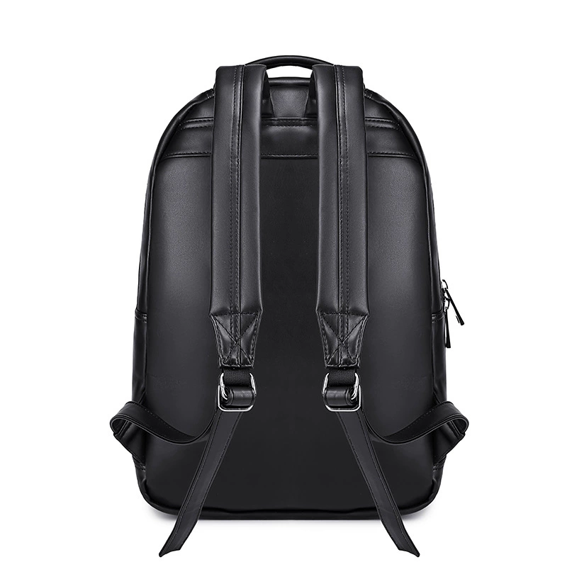 Backpack 3D embossed polyurethane, unisex shoulder bag, skull design with studs