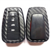 Applicable Toyota carbon fiber tattoo key set Caimei Ruihanda Crown Corolla Bawlite Renlai silicone